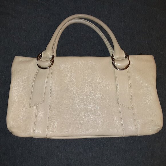 Express Design Studio Handbags - Express Design Studio * Buff Ecru Beige Cream Tan Purse * Soft Leather * VGUC *